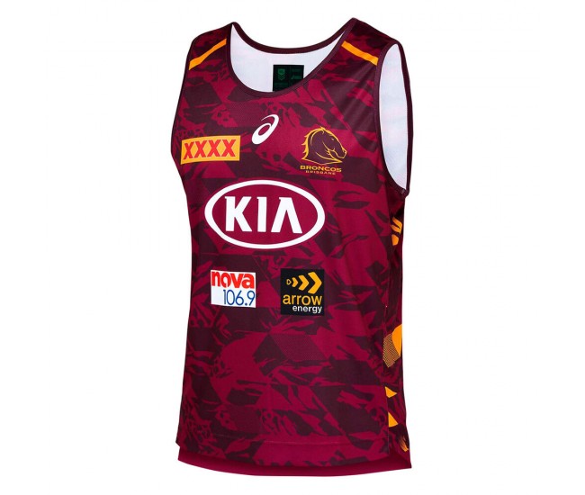 Brisbane Broncos Training Rugby Singlet 2021
