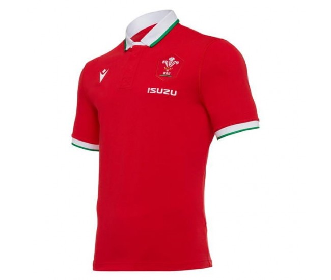 Macron Wales Home Classic Rugby Jersey 2021