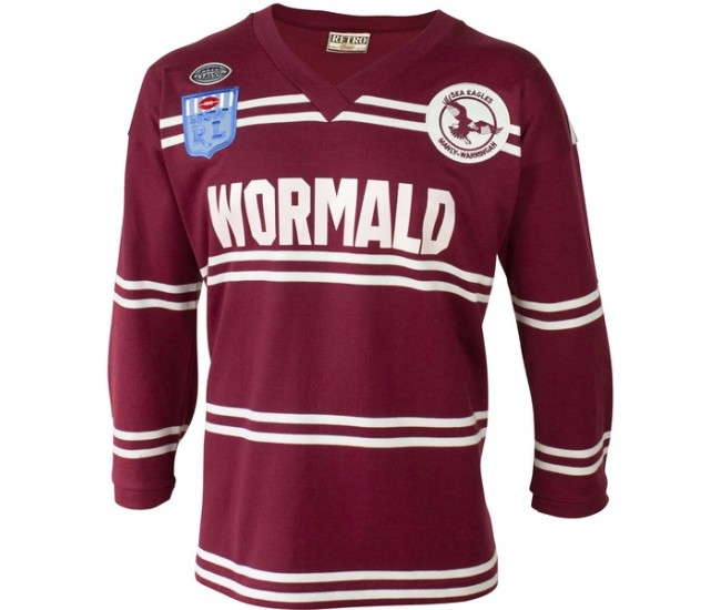 Manly Warringah Sea Eagles Retro Rugby Jersey 1987