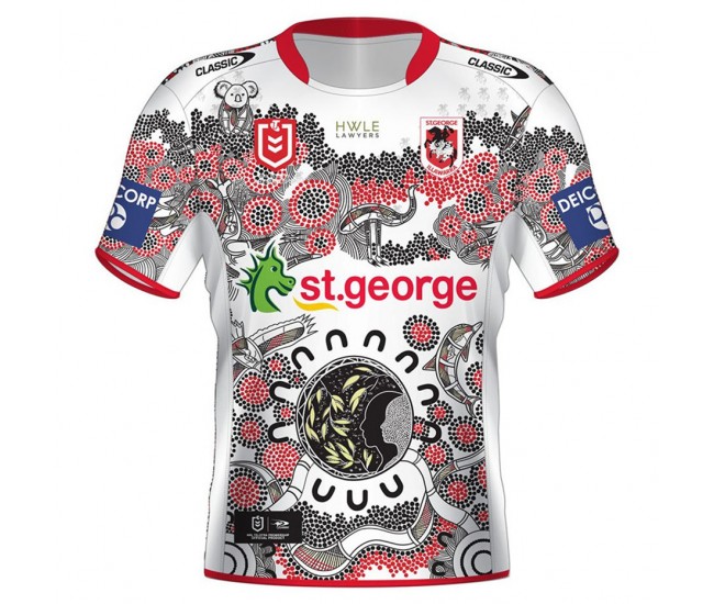 St George Illawarra Dragons Men's Indigenous Rugby Jersey 2021