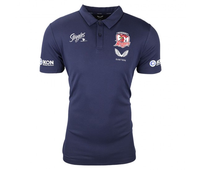 Sydney Roosters Mens Media Rugby Polo 2021