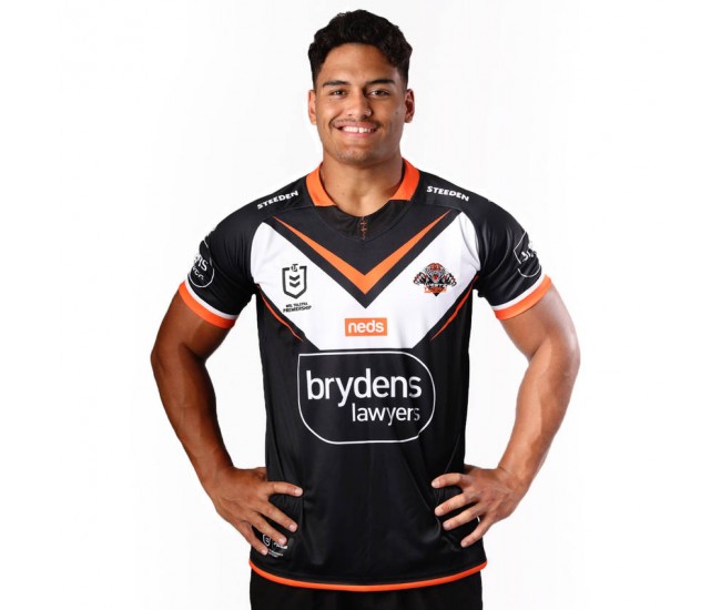 Wests Tigers Men's Home Rugby Jersey 2021