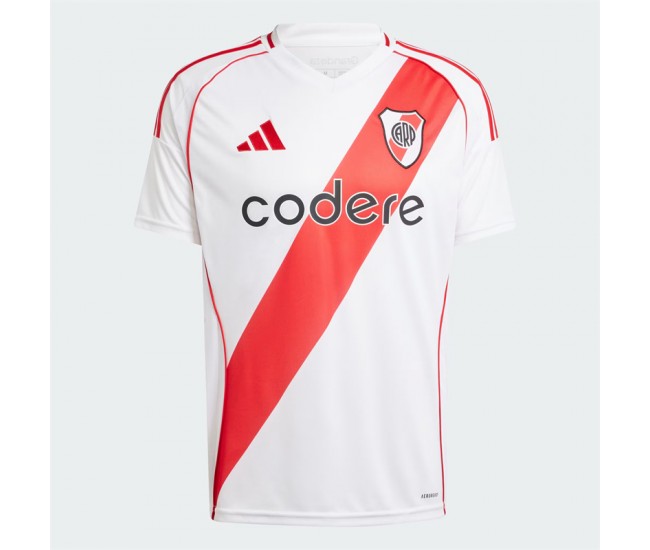 24-25 River Plate Men's Home Soccer Jersey 