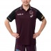 Brisbane Broncos Mens Maroon Training Rugby Polo 2025