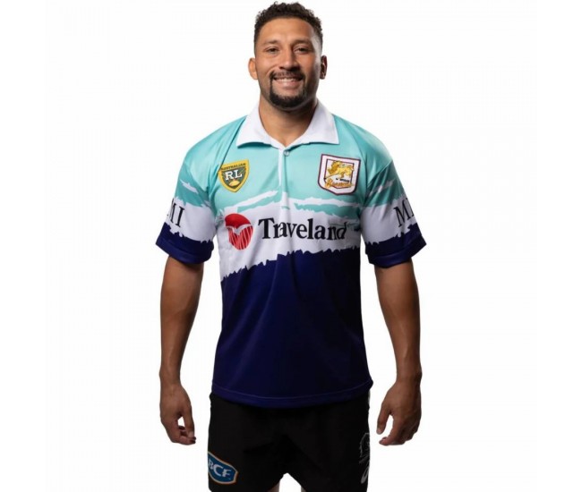 Brisbane Broncos Mens World Sevens Retro Rugby Jersey 1995