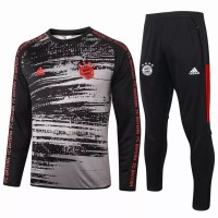 Bayern Munich Black Training Soccer Tracksuit 2020 2021