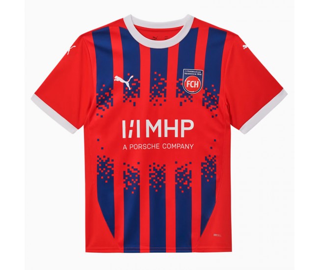 24-25 FC Heidenheim Mens Home Soccer Jersey
