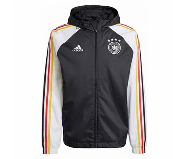 23-24 Germany DNA Black Windbreaker Jacket