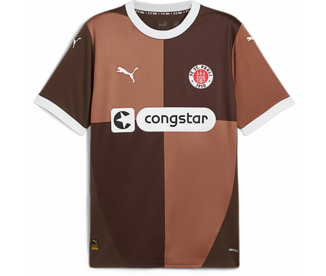 24-25 St Pauli Mens Home Jersey