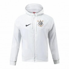 24-25 Corinthians Mens White Hooded Windrunner Jacket