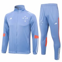 24-25 Cruzeiro Mens Blue Training Presentation Tracksuit
