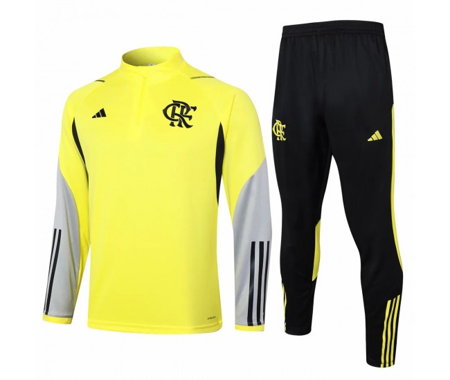 24-25 CR Flamengo Mens Yellow Training Technical Tracksuit
