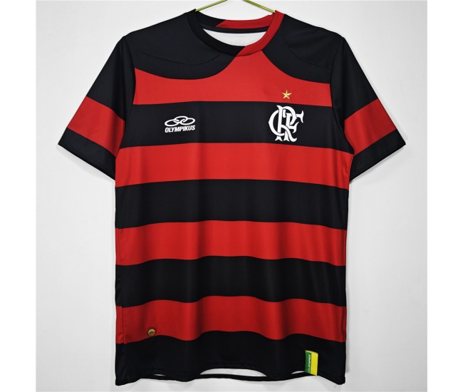 2009 CR Flamengo Home Retro Jersey 