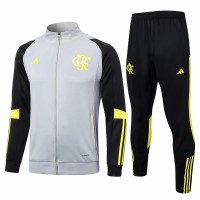 24-25 CR Flamengo Mens Gray Training Presentation Tracksuit