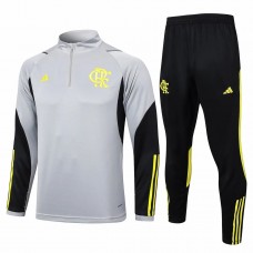 24-25 CR Flamengo Mens Gray Training Technical Tracksuit