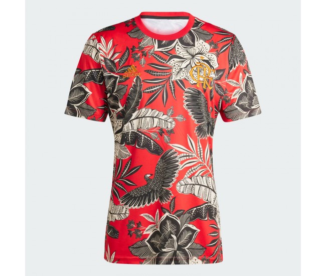 24-25 Flamengo x Farm Mens Pre Match Soccer Jersey