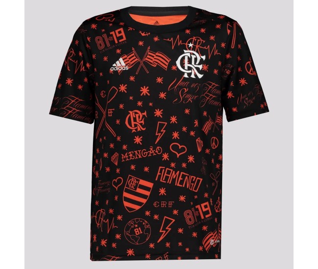 22-23 Flamengo Mens Teens Pre Match Jersey