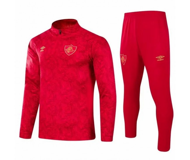 24-25 Fluminense FC Mens Red Training Technical Tracksuit
