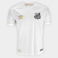 Shirt Santos I 2018 s / n ° Male Umbro Supporter - White and Golden