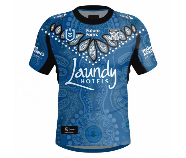 Canterbury-Bankstown Bulldogs Mens Indigenous Rugby Jersey 2024