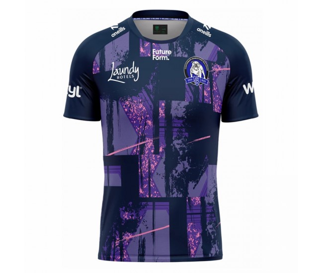 Canterbury-Bankstown Bulldogs Mens Captains Run Rugby Tee 2025