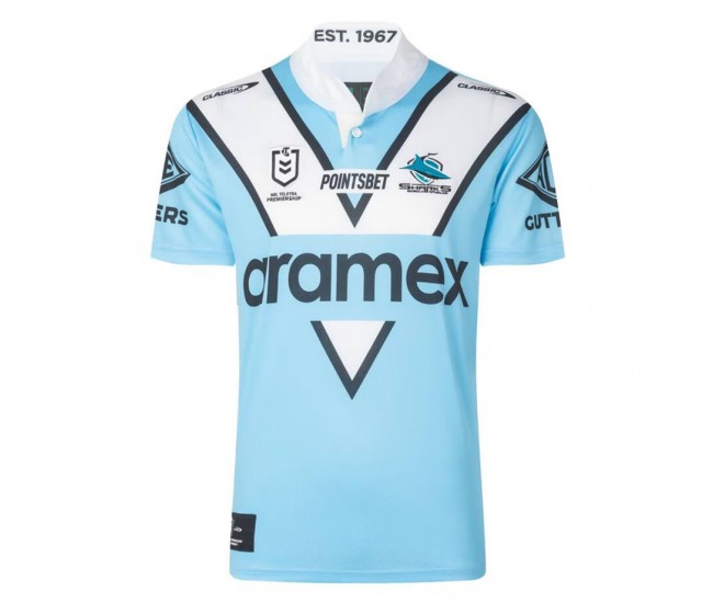 Cronulla-Sutherland Sharks Men's Heritage Rugby Jersey 2023
