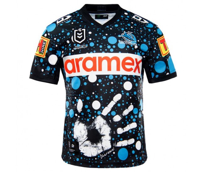 Cronulla Sharks Mens Indigenous Rugby Jersey 2021