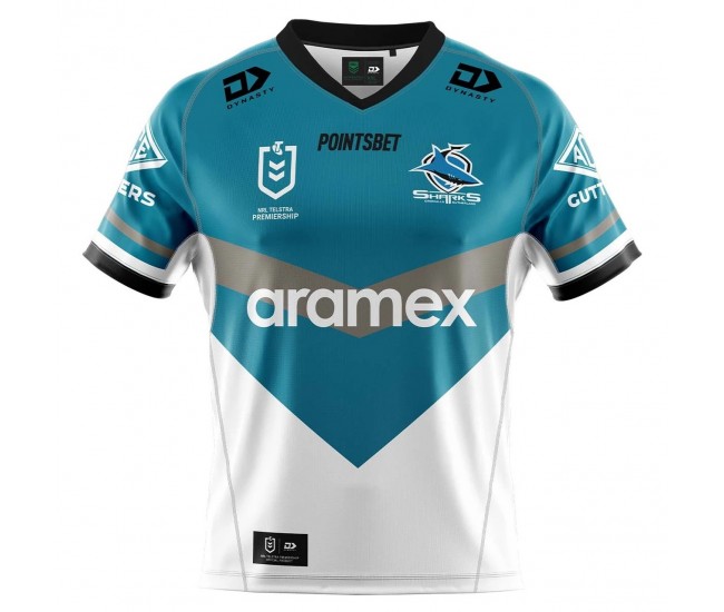 Cronulla Sharks Mens Heritage Rugby Jersey 2022