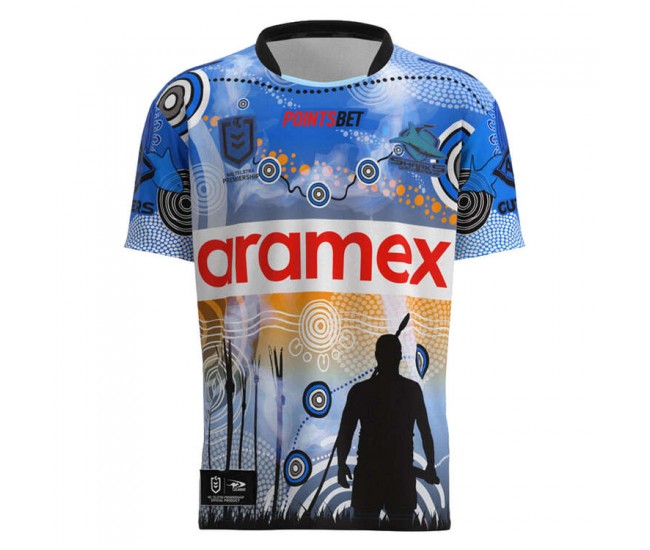 Cronulla Sharks Mens Indigenous Rugby Jersey 2023