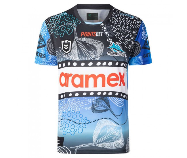 Cronulla-Sutherland Sharks Mens Indigenous Rugby Jersey 2024