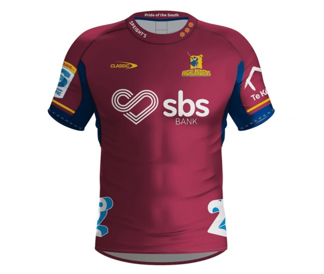Highlanders Mens Away Rugby Jersey 2024
