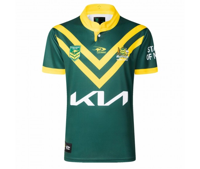 Australian Kangaroos Mens Home Rugby Shirt 2024