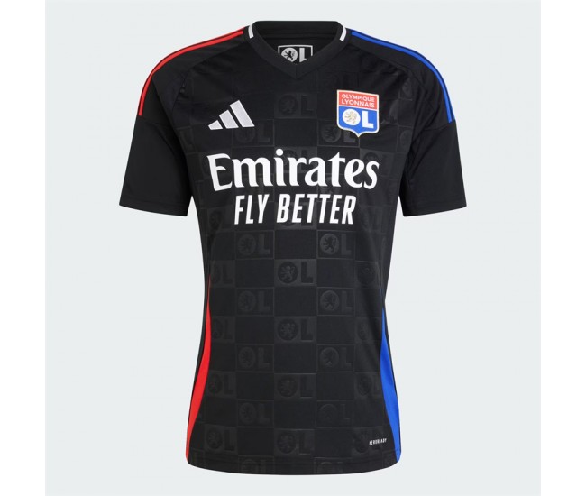 24-25 Olympique Lyonnais Mens Away Soccer Jersey 
