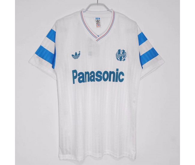 1990 Olympique Marseille Home Retro Jersey