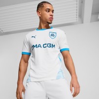 24-25 Olympique de Marseille Men's Home Authentic Soccer Jersey 