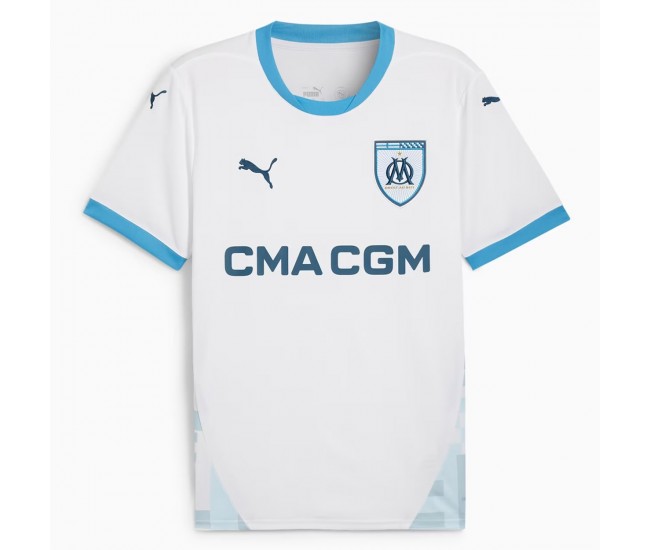 24-25 Olympique de Marseille Men's Home Soccer Jersey 