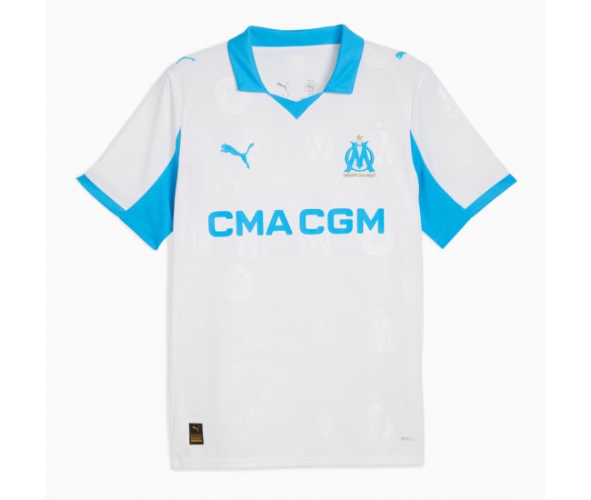 25-26 Olympique de Marseille Men's Home Soccer Jersey 