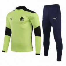 Olympique Marseille Training Technical Football Tracksuit Yellow 2021