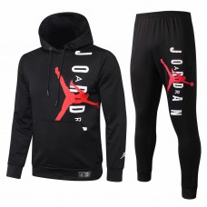 PSG Jordan Black Soccer Presentation Tracksuit 2020