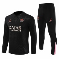 24-25 PSG Jordan Mens Black Training Technical Tracksuit