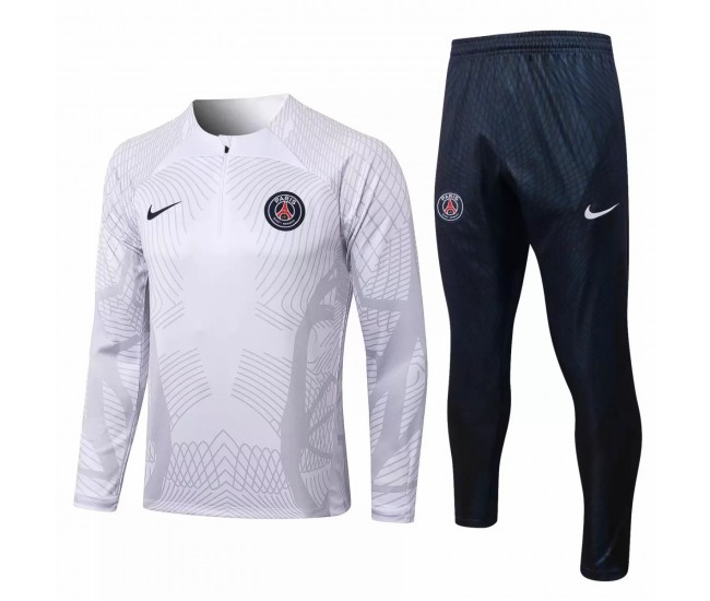 2022-23 PSG White Training Technical Soccer Tracksuit