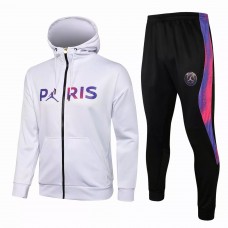 PSG Jordan Football Presentation White Tracksuit 2021 2022