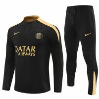24-25 PSG Mens Black Training Presentation Tracksuit