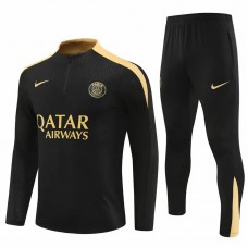 24-25 PSG Mens Black Training Presentation Tracksuit