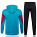 24-25 PSG Mens Blue Training Hooded Presentation Tracksuit