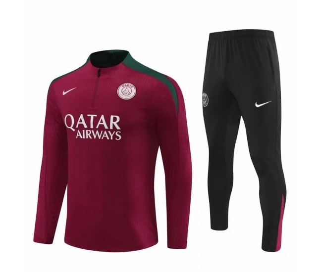 24-25 PSG Mens Red Training Technical Tracksuit