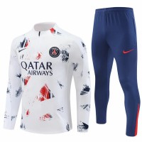 24-25 PSG Mens White Training Technical Tracksuit