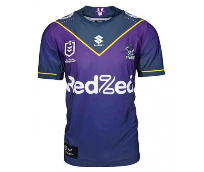 Melbourne Storm Mens Home Rugby Jersey 2022