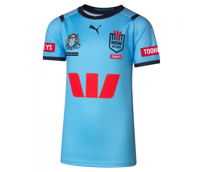 NSW Blues State of Origin Mens Home Rugby Jersey 2024