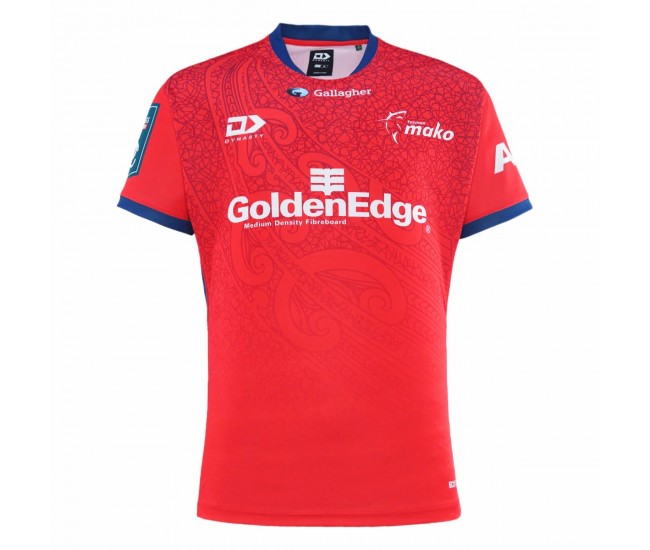 Tasman Mako Mens Home Rugby Jersey 2024